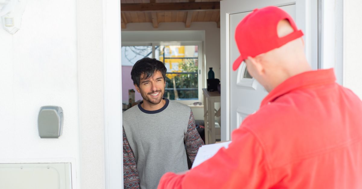 locksmith unlocking front door — Roslyn Locksmiths
